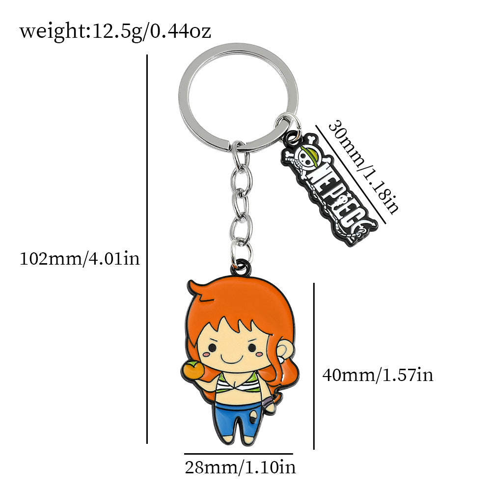 Wholesale One Piece Garo Tonkotsu Luffy Keychain